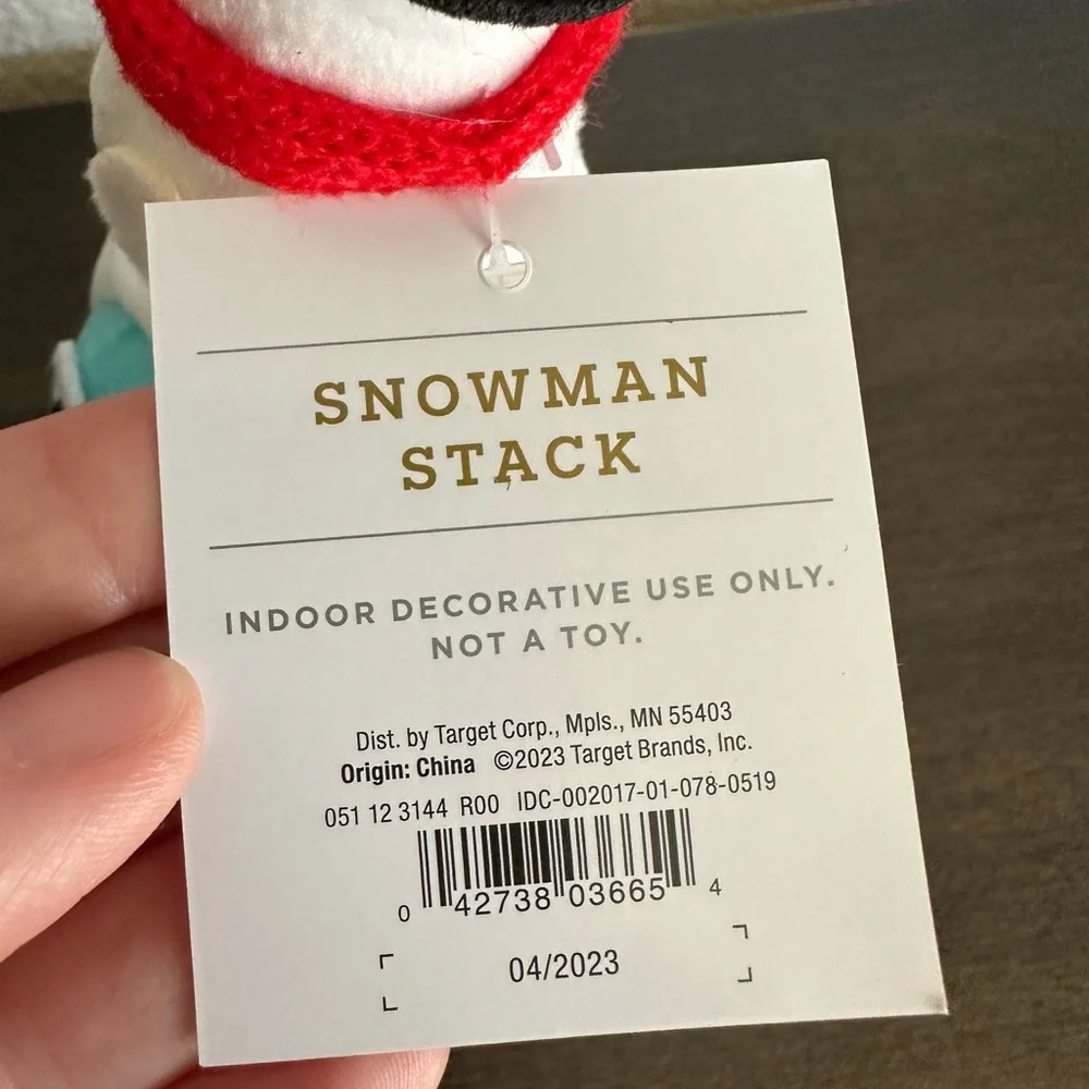 Featherly Friends Bird Snowman Stack 2023 Wondershop Target‎ NWT
